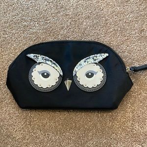 Kate Spade Owl makeup bag.